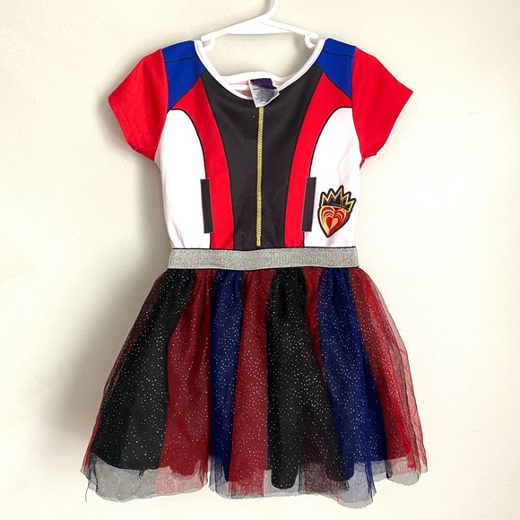 Girls Size 5 Disney Descendants Evie Dress up Costume Cosplay - Picture 1 of 4